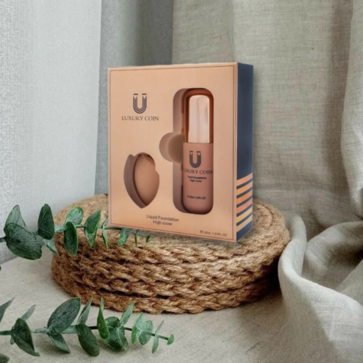 خرید کرم پودر لاکچری کوین به همراه پد_LUXURY COIN